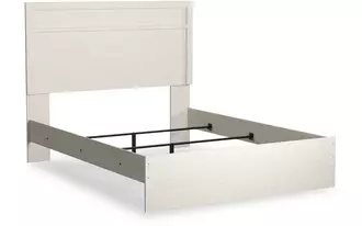 Ashley stelsie queen panel rails in white