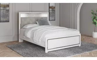 Ashley altyra queen uph panel headboard in white