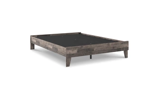 QUEEN PLATFORM BED Neilsville Multi GrayEB2120-113 ASHLEY