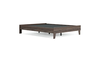 QUEEN PLATFORM BED Calverson MochaEB3660-113 ASHLEY