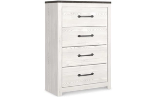 FOUR DRAWER CHEST Gerridan White/GrayB1190-44 ASHLEY