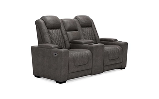 PWR REC LOVESEAT/CON/ADJ HDRST HyllMont PWR REC Loveseat/CON/ADJ HDRST9300318 ASHLEY