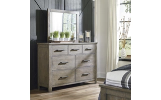BEDROOM MIRROR ALDWIN GRAY Aldwin B617-36 ASHLEY
