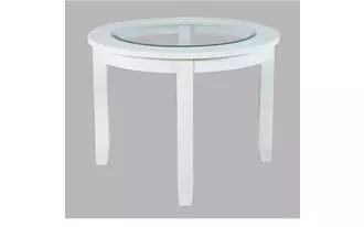Ashley urban icon 42" round dining table mission viejo collection in 