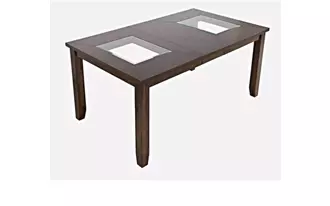 Ashley urban icon dining table w/12" ext leaf urban icon collection in 