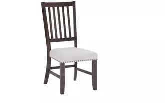 Ashley willow creek uph slatback chair (2/ctn) willow creek collection in 