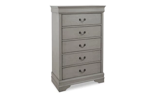 FIVE DRAWER CHEST Kordasky GrayB394-46 ASHLEY