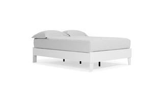 FULL PLATFORM BED Piperton WhiteEB1221-112 ASHLEY