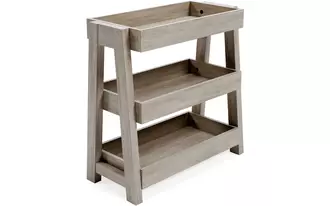 shelf accent table blariden light tan