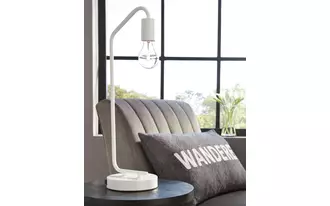 metal desk lamp (1/cn) covybend white