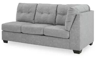 Ashley falkirk raf sofa in steel