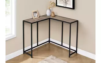 Ashley  accent table - 36 l - dark taupe - black corner console in 