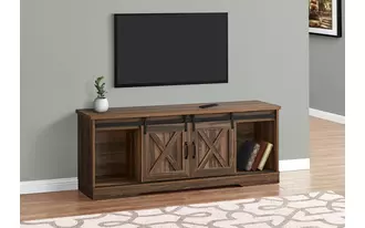 Ashley  tv stand - 60 l - brown reclaimed-look - 2 sliding doors in 