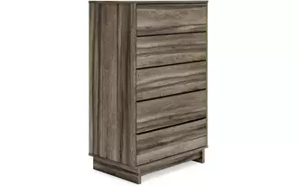five drawer chest shallifer brown