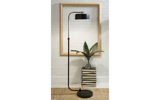 METAL FLOOR LAMP (1/CN) Eliridge Black/Silver FinishL206061 ASHLEY