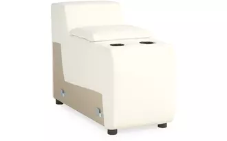Ashley next-gen gaucho console with storage in chalk