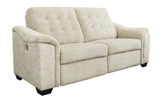 2 SEAT RECLINING POWER SOFA Beaconfield - Sandstone 4370147C ASHLEY