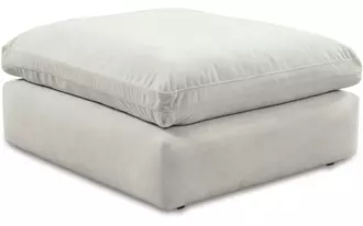 oversized accent ottoman sophie light gray