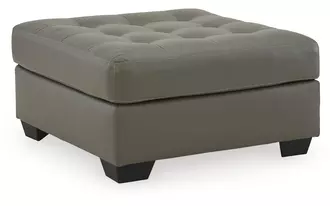 oversized accent ottoman donlen gray