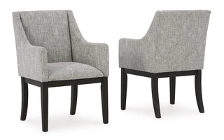 DINING UPH ARM CHAIR (2/CN) Burkhaus Dark BrownD984-01A ASHLEY