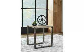 rectangular end table dalenville gray