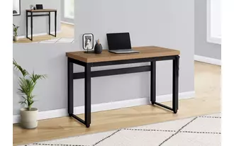 Ashley  computer desk - 48 l - reclaimed wood - adj.height- black in 