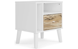 ONE DRAWER NIGHT STAND Piperton WhiteEB1221-291 ASHLEY