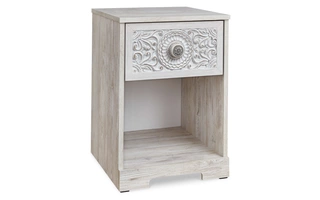 ONE DRAWER NIGHT STAND Paxberry WhitewashEB1811-291 ASHLEY