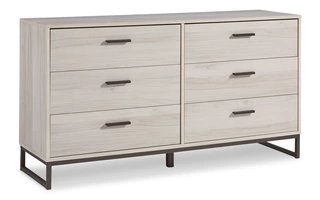 SIX DRAWER DRESSER Socalle Light NaturalEB1864-231 ASHLEY