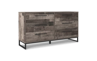 SIX DRAWER DRESSER Neilsville Multi GrayEB2120-231 ASHLEY