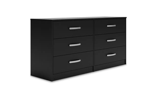 SIX DRAWER DRESSER Finch BlackEB3392-231 ASHLEY