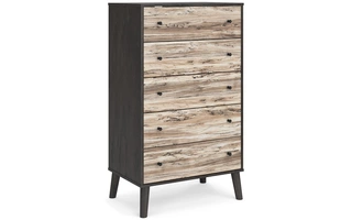 FIVE DRAWER CHEST Piperton Two-tone Brown/CharcoalEB5514-245 ASHLEY