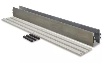 Ashley moreshire cal king panel rails in bisque