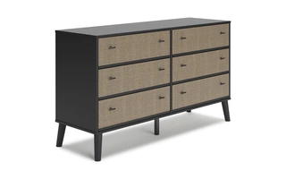 SIX DRAWER DRESSER Charlang Two-toneEB1198-231 ASHLEY