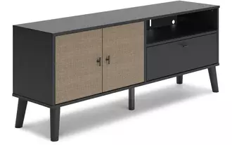 medium tv stand charlang two-tone