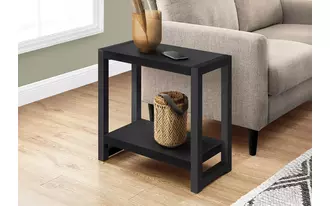 Ashley  accent table - 22 h - black - black metal in 