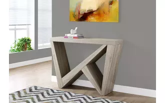 Ashley  accent table - 48 l - dark taupe hall console in 