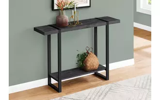 Ashley  accent table - 48 l - black reclaimed wood-look - black in 