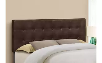 Ashley  bed - queen size - brown leather-look headboard only in 