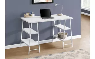 Ashley  computer desk - 48 l - white - white metal in 