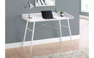 Ashley  computer desk - 48 l - white - white metal in 