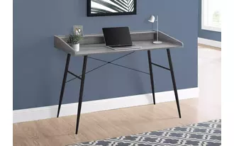 Ashley  computer desk - 48 l - grey - black metal in 