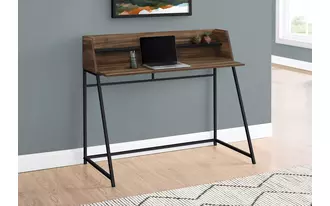 Ashley  computer desk - 48 l - brown reclaimed wood - black metal in 