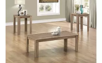 Ashley  table set - 3pcs set - dark taupe in 