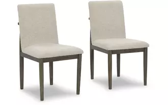 dining uph side chair (2/cn) arkenton grayish brown