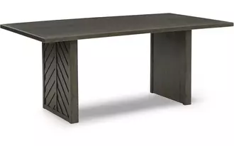 rectangular dining room table arkenton grayish brown