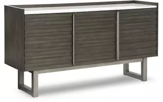 dining room server arkenton grayish brown