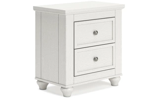 TWO DRAWER NIGHT STAND Grantoni WhiteB3290-92 ASHLEY