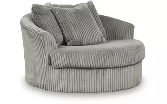 oversized swivel accent chair lindyn fog