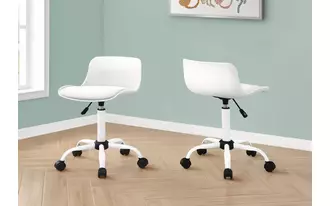 Ashley  office chair - white juvenile - multi-position in 